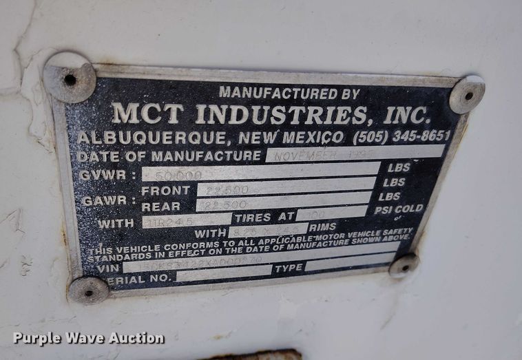 image for item DP4975 1999 Freuehauf end dump trailer