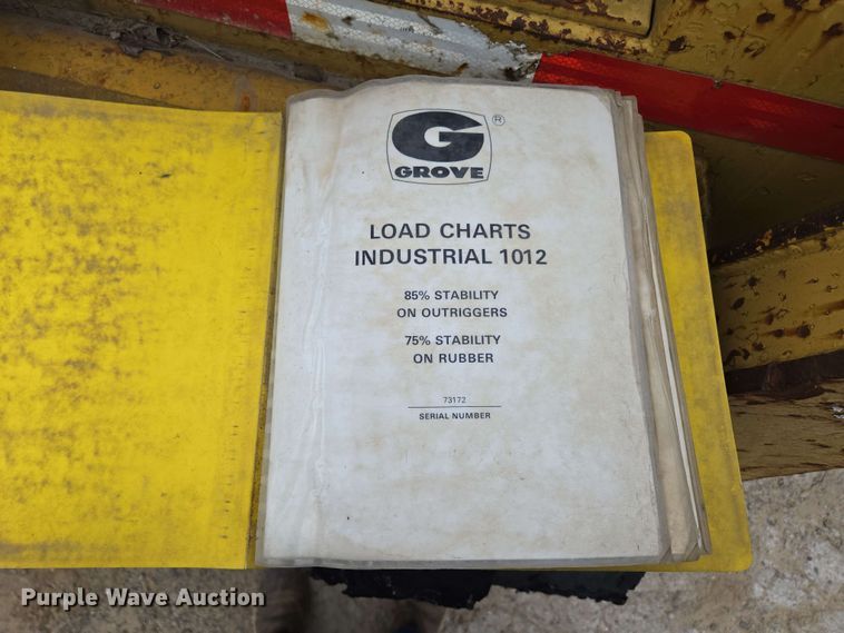 image for item DP6382 Grove IND-1012 crane