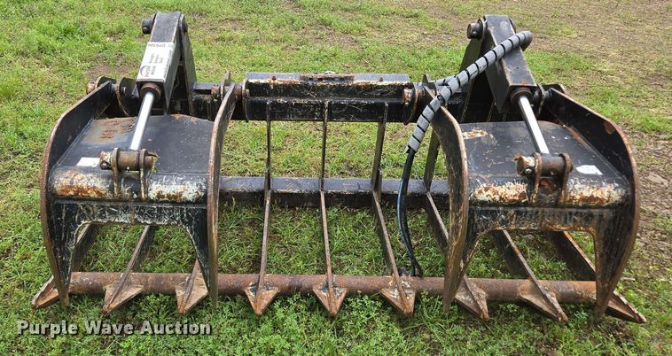 image for item DP6386 Blue Diamond 106145 skid steer rock grapple bucket