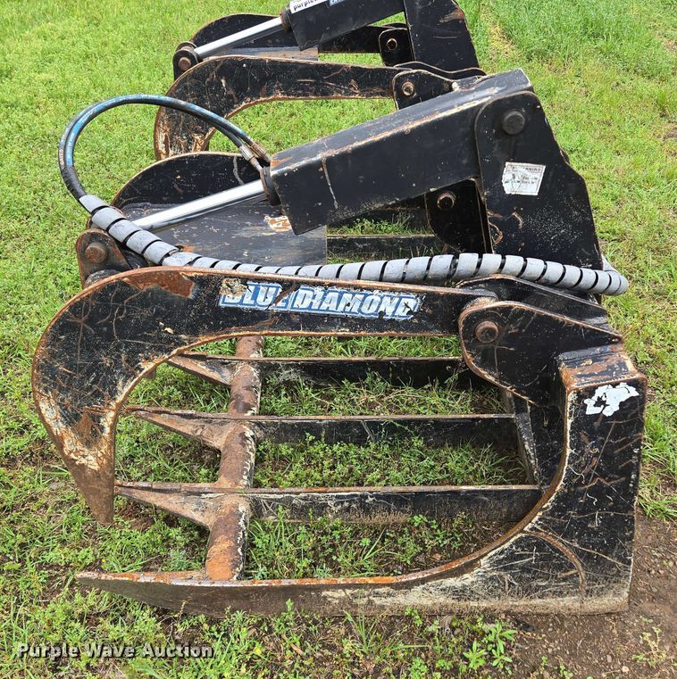 image for item DP6386 Blue Diamond 106145 skid steer rock grapple bucket