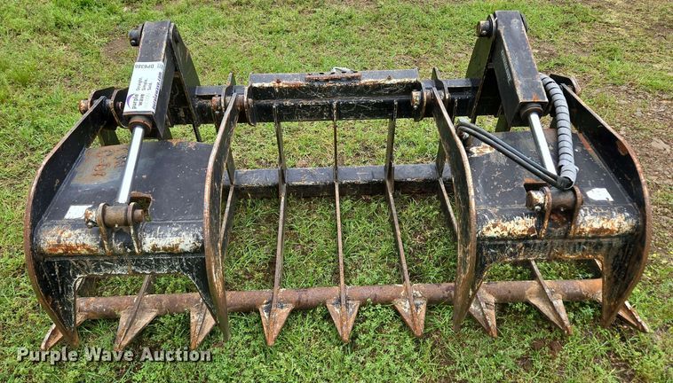 image for item DP6386 Blue Diamond 106145 skid steer rock grapple bucket