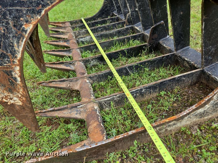 image for item DP6386 Blue Diamond 106145 skid steer rock grapple bucket