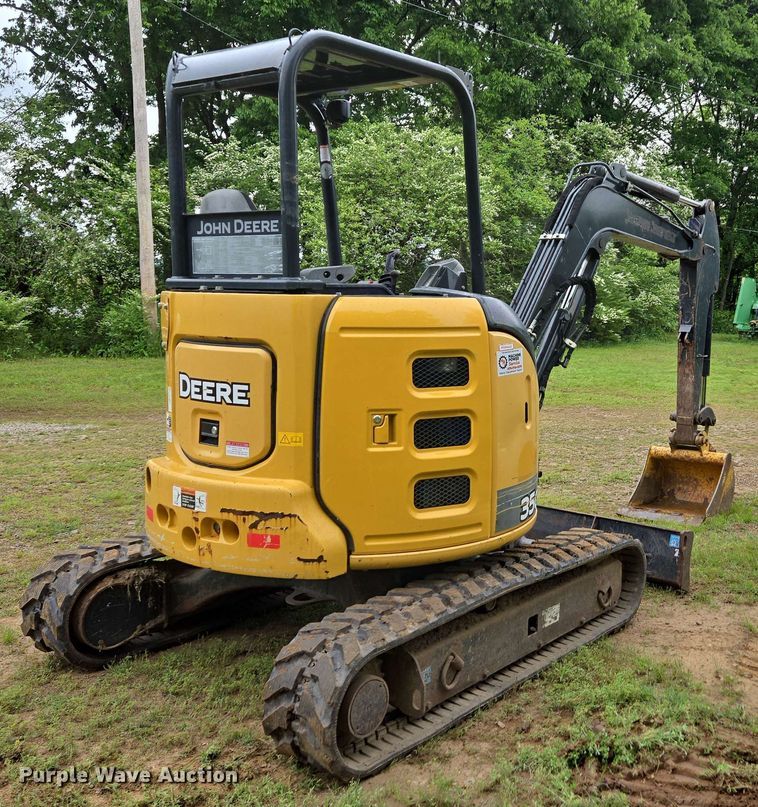 image for item DP6397 John Deere 35G mini excavator