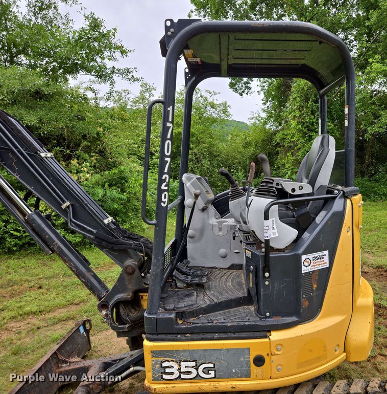 image for item DP6397 John Deere 35G mini excavator