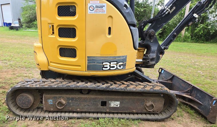 image for item DP6397 John Deere 35G mini excavator