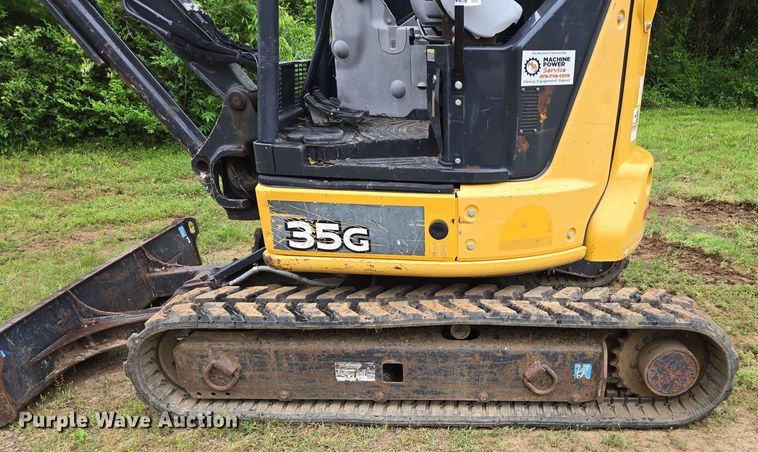 image for item DP6397 John Deere 35G mini excavator