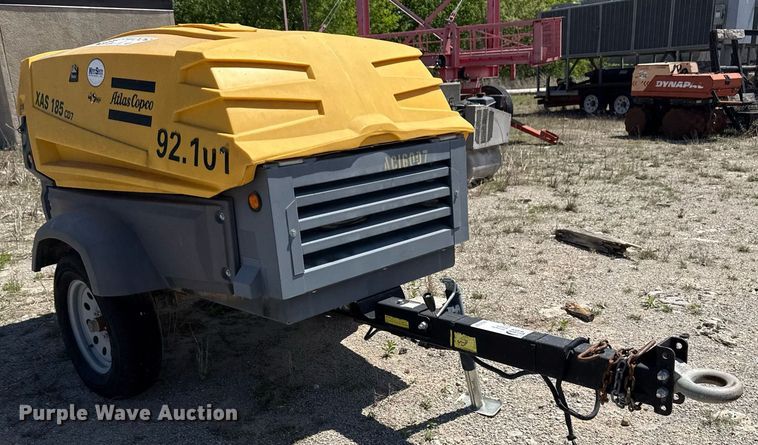 image for item DS3707 2016 Atlas Copco XAS 185 CD7 air compressor