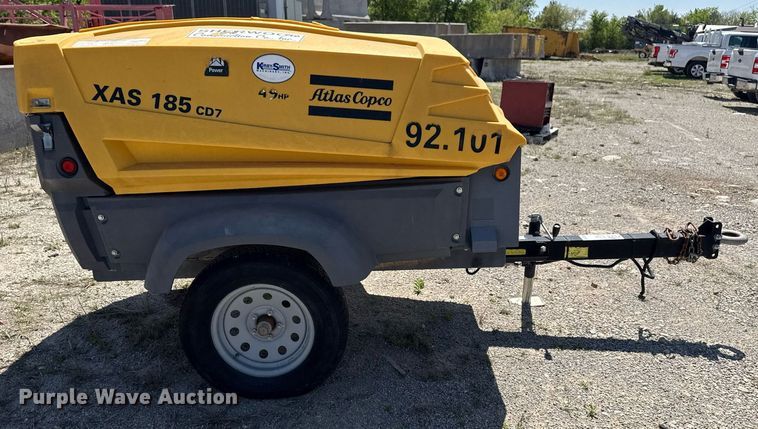 image for item DS3707 2016 Atlas Copco XAS 185 CD7 air compressor