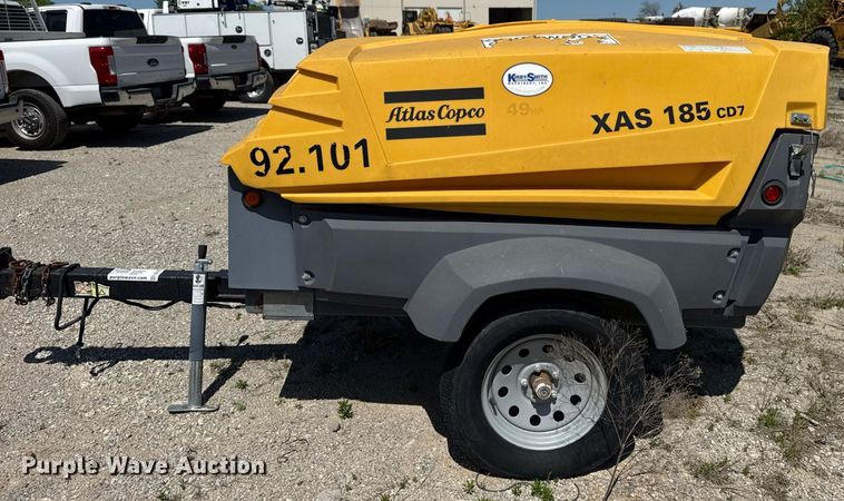 image for item DS3707 2016 Atlas Copco XAS 185 CD7 air compressor