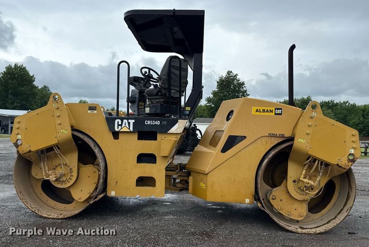 image for item DS3726 2009 Caterpillar CB 534D XW double drum vibratory roller
