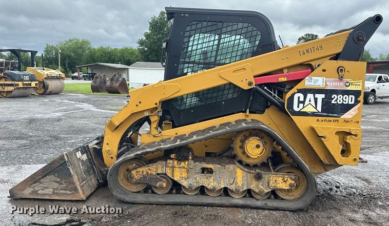 image for item DS3734 2014 Caterpillar 289D tracked skid steer loader