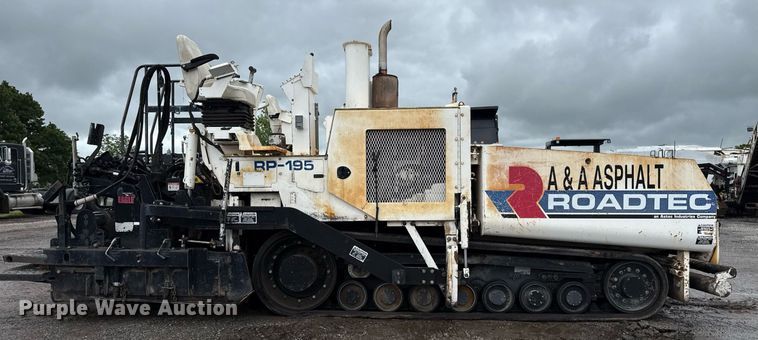 image for item DS3736 2009 Roadtec RP-195 paver