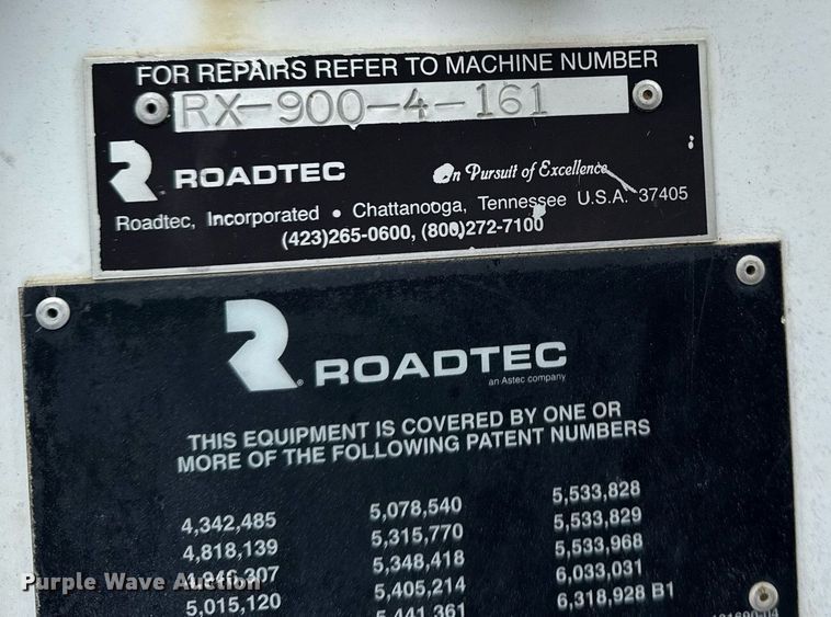 image for item DS3738 2006 Roadtec RX-900 milling machine