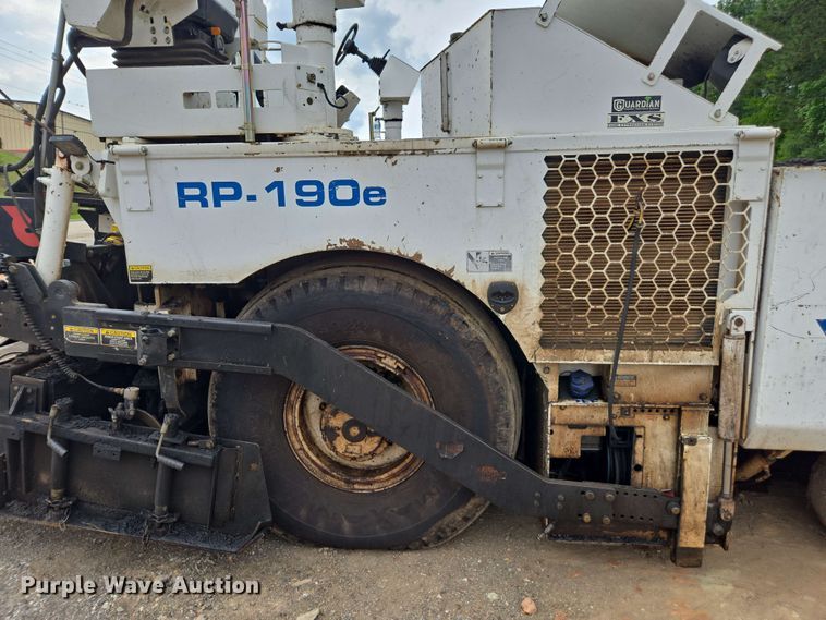 image for item DT3509 2016 Roadtec RP-190e paver