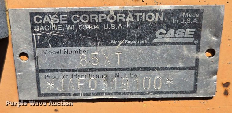 image for item DT4880 2001 Case 85XT skid steer loader