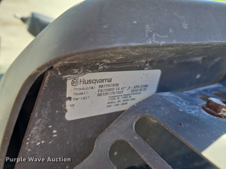 image for item DT6851 2016 Husqvarna FS7000D concrete saw