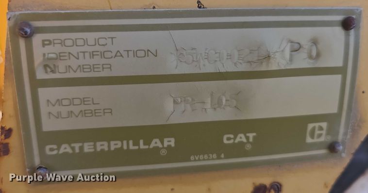 image for item DT6855 (2) Caterpillar PR-105 cold planers