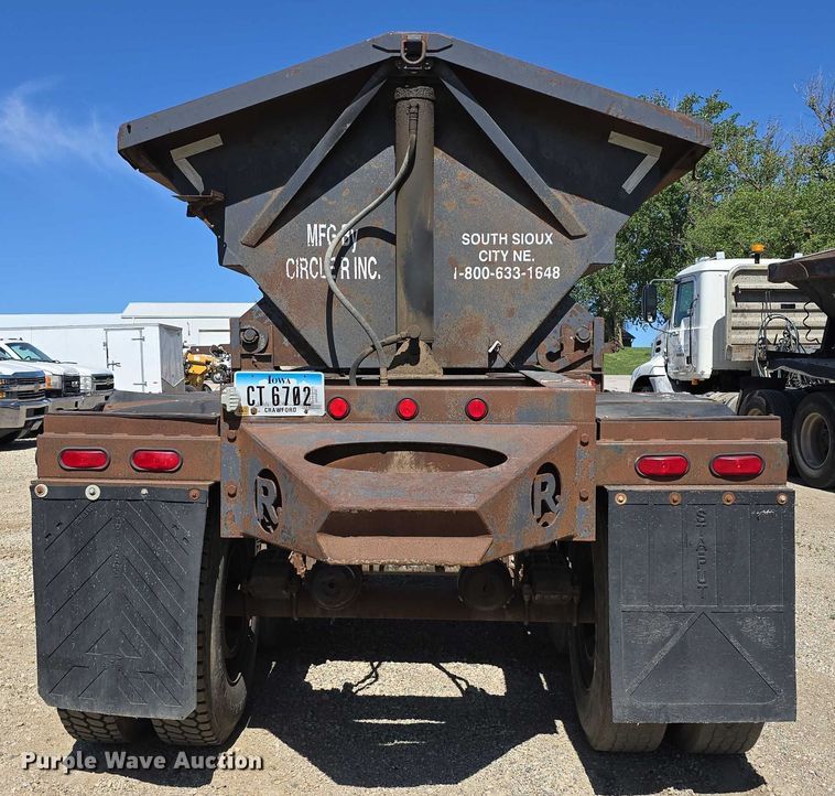 image for item DT6856 1997 Circle R Inc. 34HSD side dump trailer