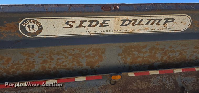 image for item DT6856 1997 Circle R Inc. 34HSD side dump trailer
