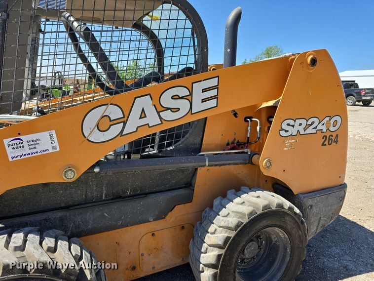 image for item DT6857 2018 Case SR240 skid steer loader