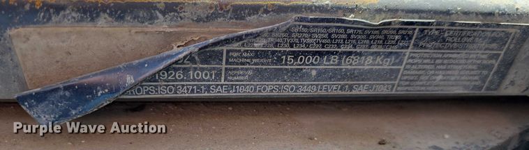 image for item DT6857 2018 Case SR240 skid steer loader