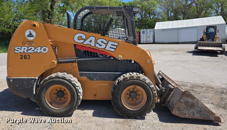image for item DT6858 2018 Case SR240 skid steer loader