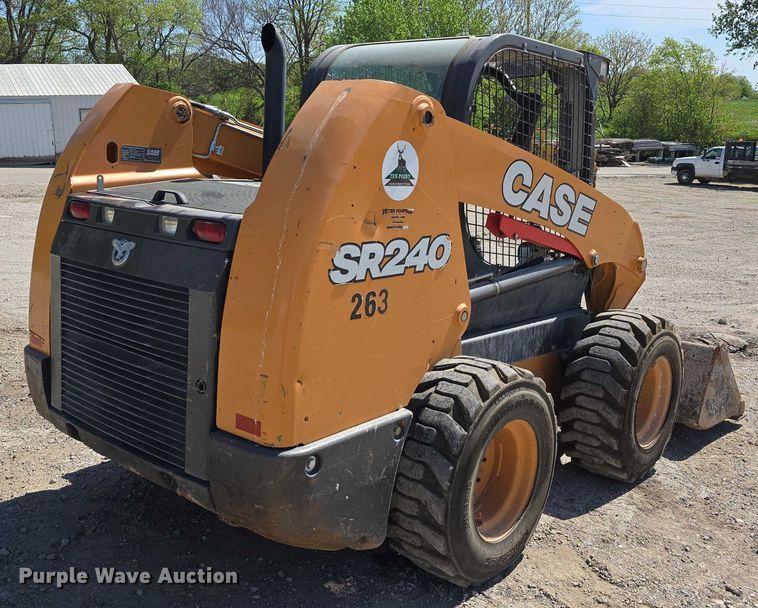 image for item DT6858 2018 Case SR240 skid steer loader