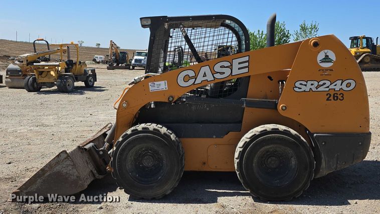 image for item DT6858 2018 Case SR240 skid steer loader