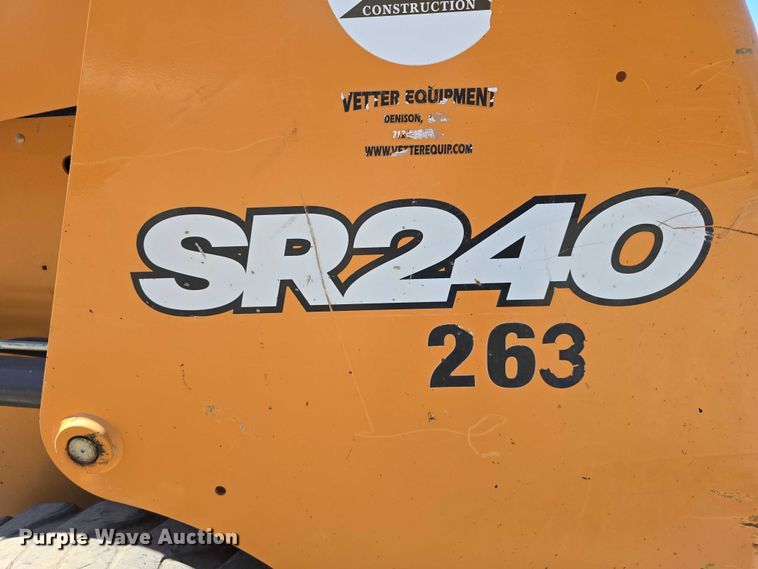 image for item DT6858 2018 Case SR240 skid steer loader