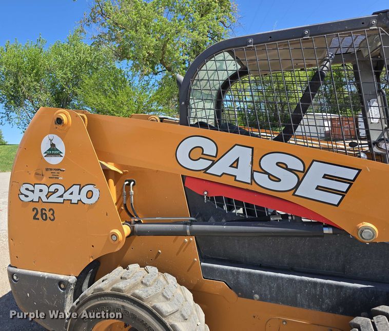 image for item DT6858 2018 Case SR240 skid steer loader