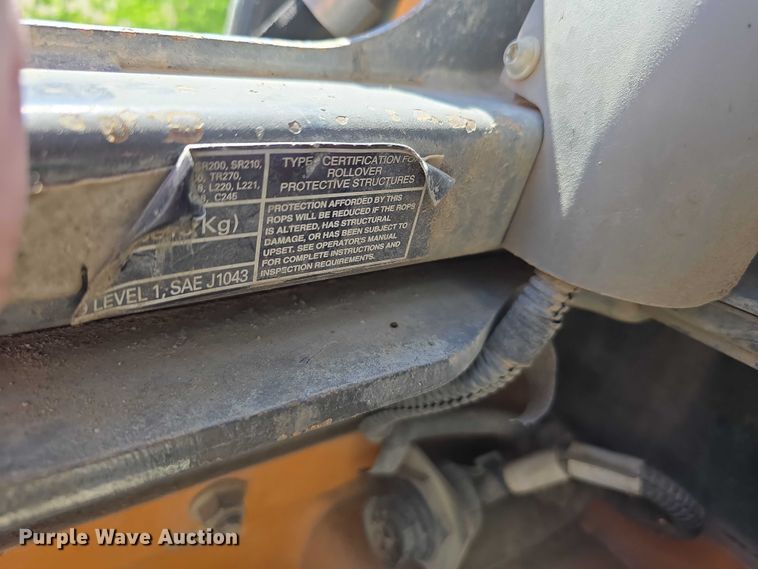 image for item DT6858 2018 Case SR240 skid steer loader