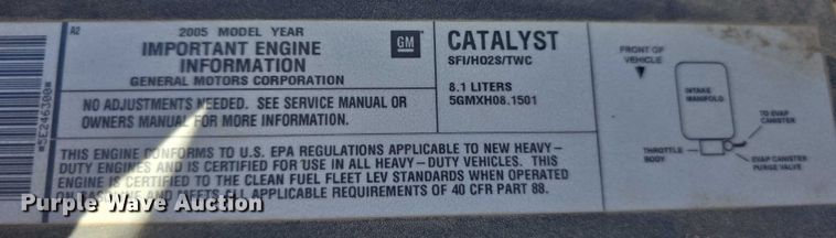 image for item DT6859 2005 Chevrolet Silverado 3500 dump flatbed pickup truck