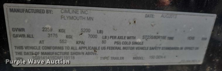 image for item DT6861 2013 Cimline 150 Gen 4 melter applicator