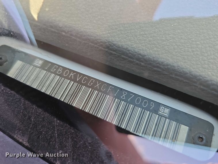 image for item DT6867 2012 Chevrolet Silverado 2500HD utility bed pickup truck