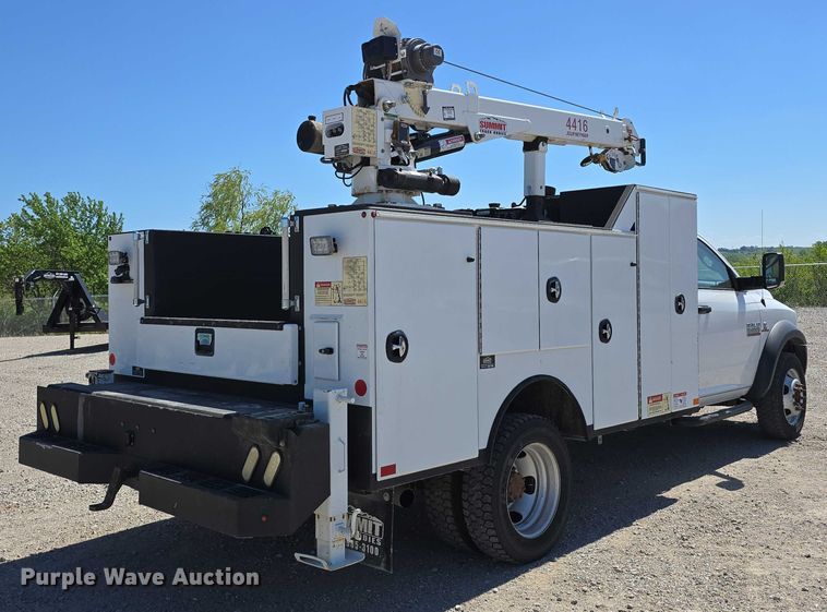 image for item DT6869 2015 Dodge  Ram 5500 utility / service truck