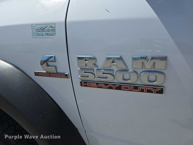 image for item DT6869 2015 Dodge  Ram 5500 utility / service truck