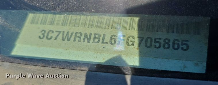 image for item DT6869 2015 Dodge  Ram 5500 utility / service truck