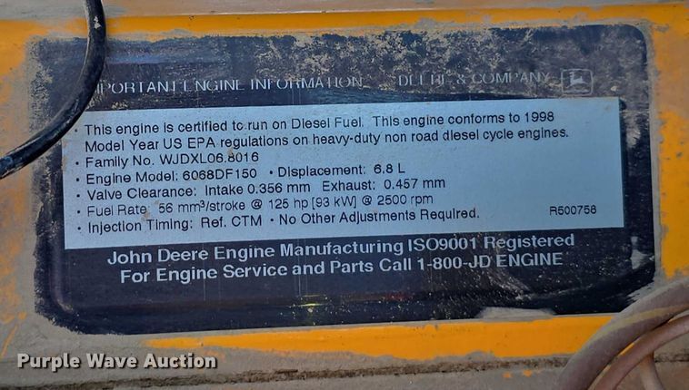 image for item DT6873 1999 Broderson RT-300-2B crane