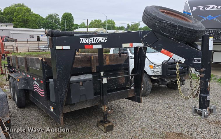 image for item DT6887 2007 Liberty Travalong dump trailer