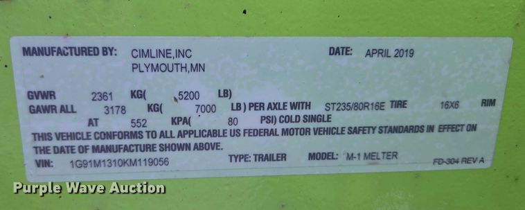 image for item DT7177 2019 Cimline M1 DH crack sealer