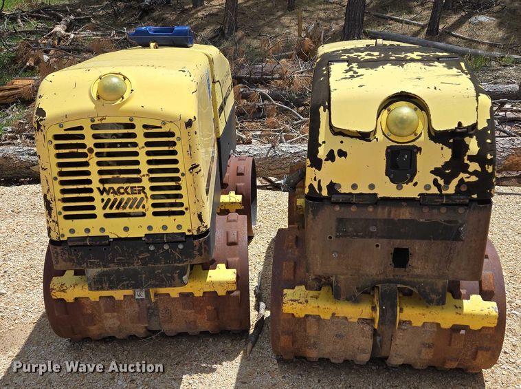 image for item DT7180 (2) Wacker RT560 trench compactors