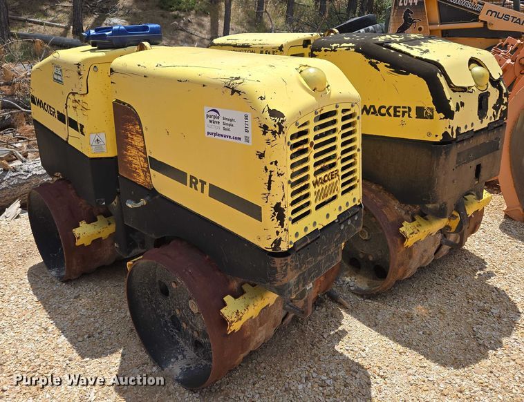 image for item DT7180 (2) Wacker RT560 trench compactors