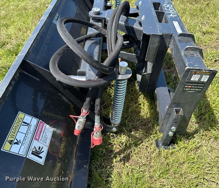 image for item DU9075 2024 Wolverine BD-15-84W skid steer dozer blade