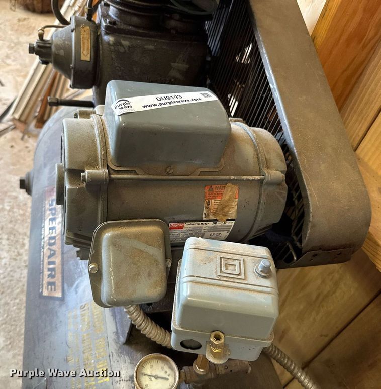image for item DU9143 Dayton Speedaire 3Z198A air compressor
