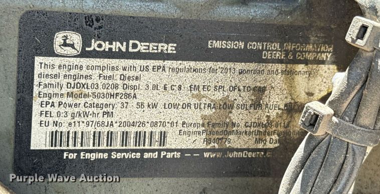 image for item DU9165 2013 John Deere 324J wheel loader