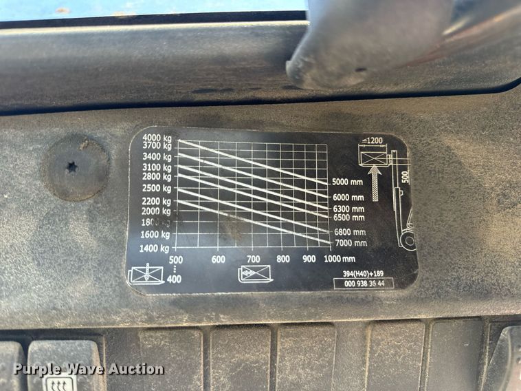 image for item DV1895 2016 Linde H40D EVO forklift