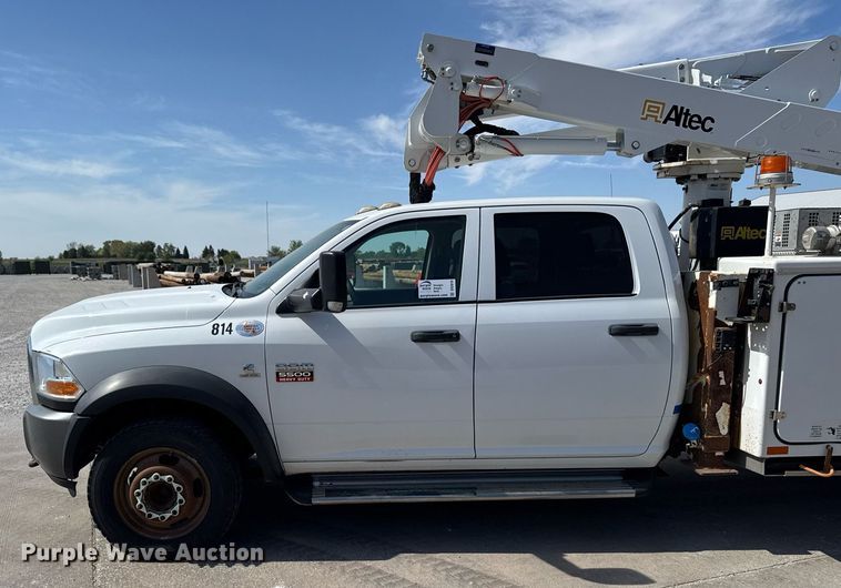 image for item DV2619 2011 Dodge Ram 5500HD crew cab bucket truck