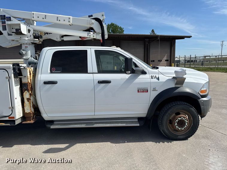 image for item DV2619 2011 Dodge Ram 5500HD crew cab bucket truck