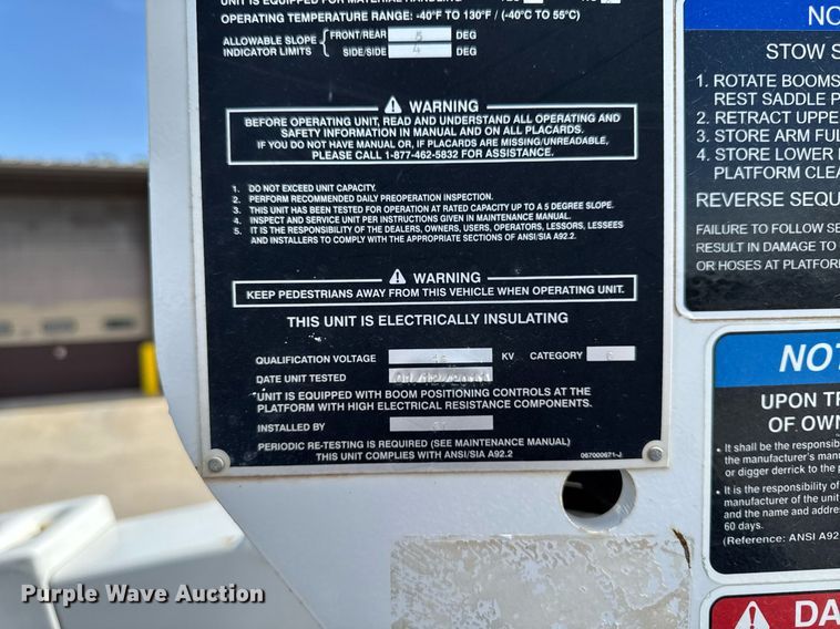 image for item DV2619 2011 Dodge Ram 5500HD crew cab bucket truck