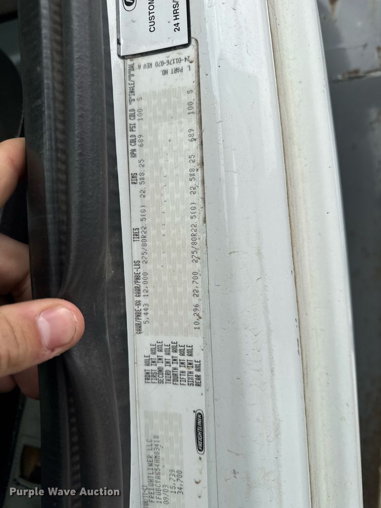 image for item DV2708 2004 Freightliner Business Class M2 dump truck